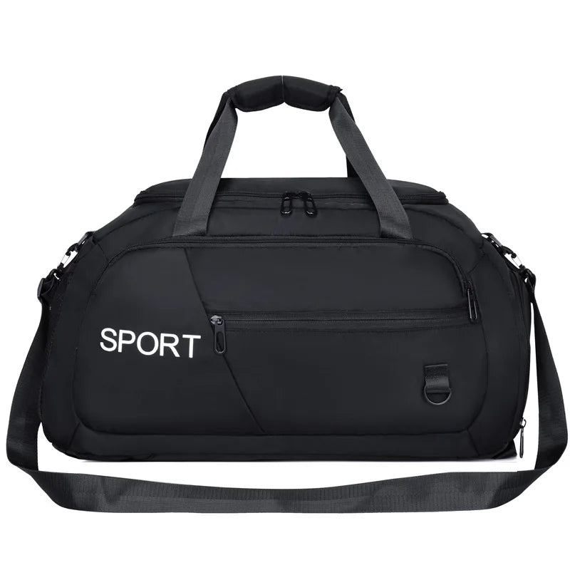 Waterproof fitness gym backpack with large capacity and shoe compartment - product image