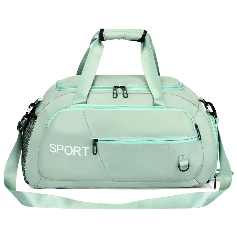 Waterproof fitness gym backpack with large capacity and shoe compartment - product image