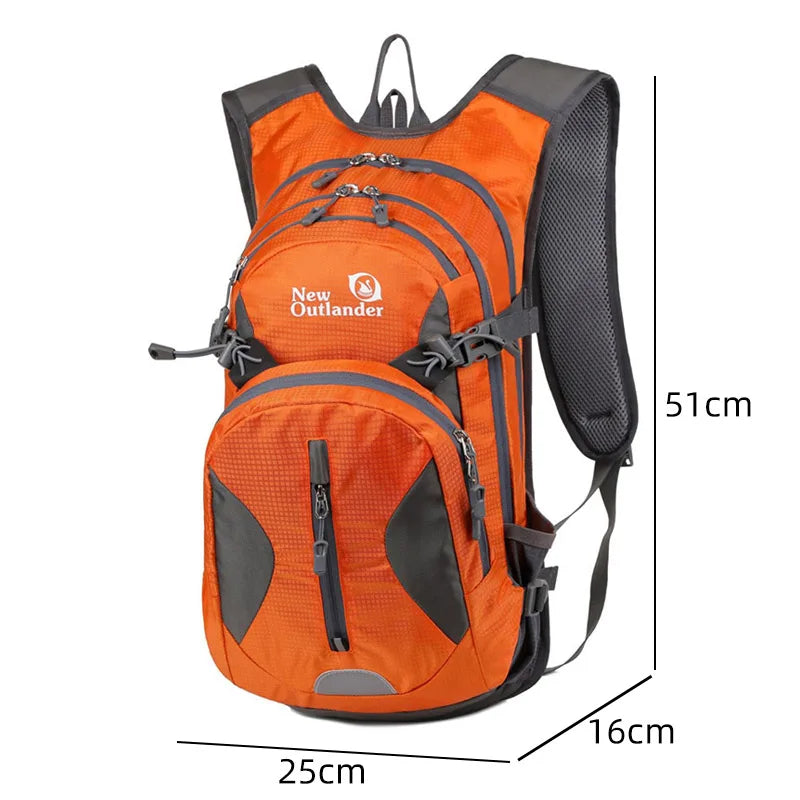 Waterproof nylon softback large capacity multi-pocket outdoor sports camping backpack - product image