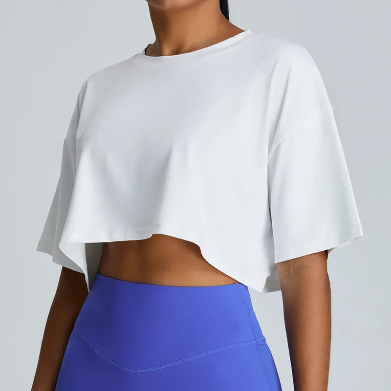 Women's breathable quick-drying running casual fitness tops short-sleeve t-shirt - product image