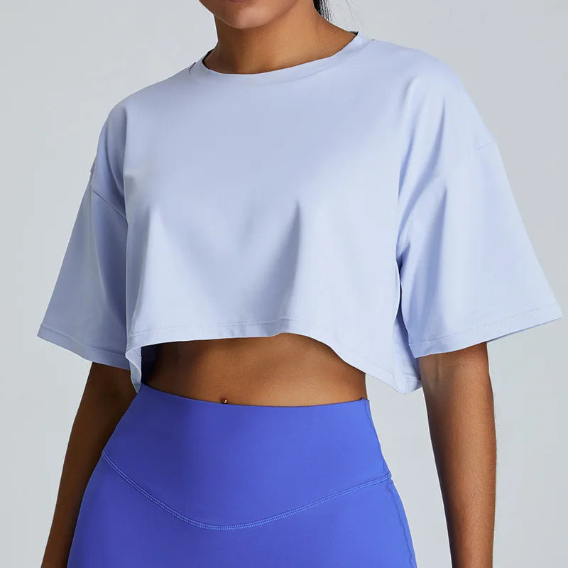 Women's breathable quick-drying running casual fitness tops short-sleeve t-shirt - product image