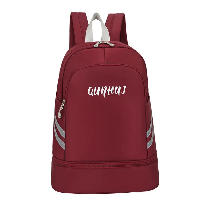 Women’s gym backpack with shoes pocket and dry wet separation for fitness - product image