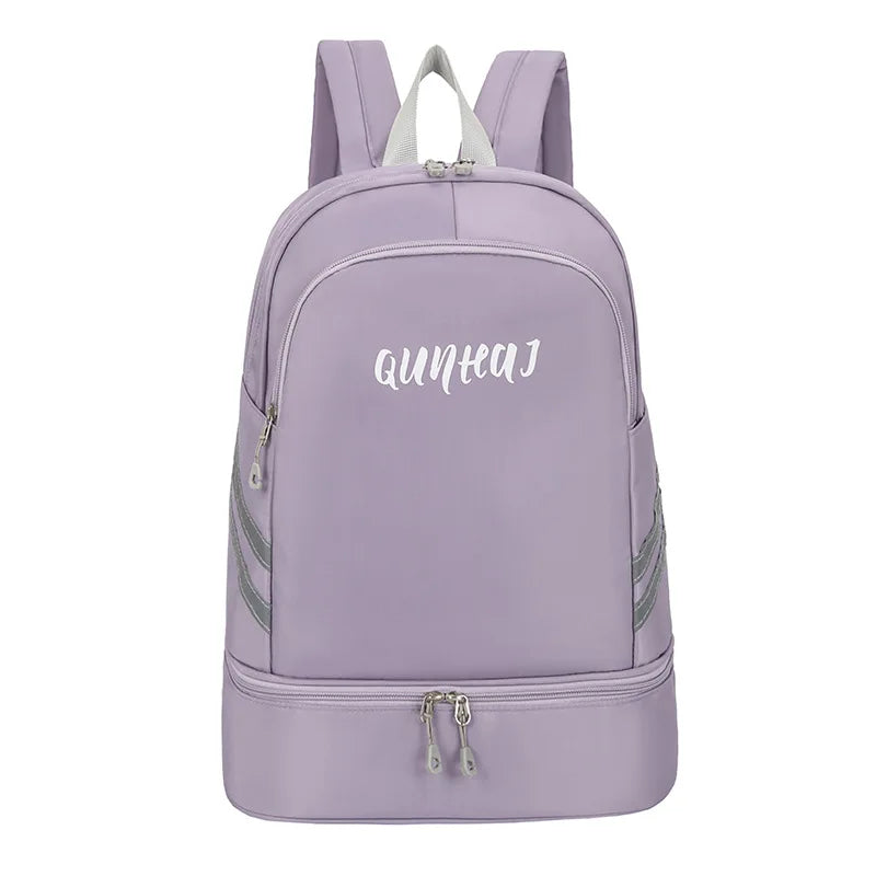 Women’s gym backpack with shoes pocket and dry wet separation for fitness - product image