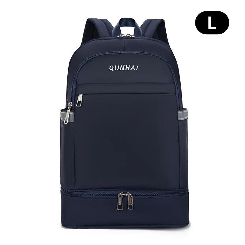 Yoga Gym Backpack with Dry Wet Shoes Pocket and Multi-compartment Storage