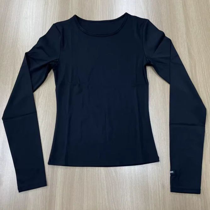 Yoga sports bra and long sleeve sweatpants sports shorts set 5 pieces - product image