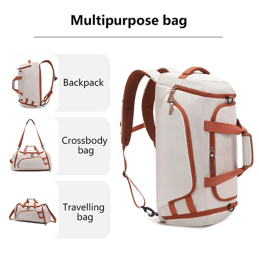 20-35l terylene gym fitness backpack with shoe and laptop compartments - product image