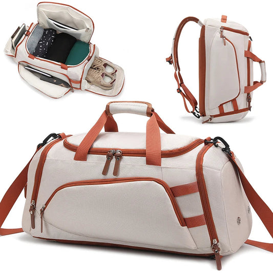 20-35l terylene gym fitness backpack with shoe and laptop compartments - product image