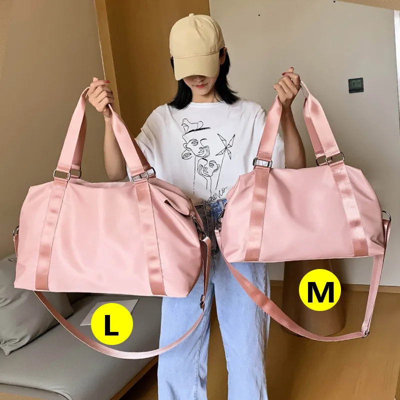 20-35l waterproof nylon outdoor foldable crossbody gym fitness bag - product image