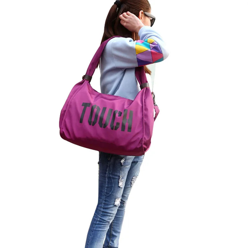 20-35l waterproof nylon women's gym tote shoulder crossbody bag - product image