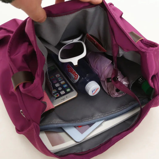 20-35l waterproof nylon women's gym tote shoulder crossbody bag - product image