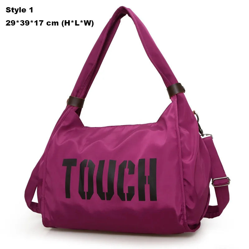 20-35l waterproof nylon women's gym tote shoulder crossbody bag - product image
