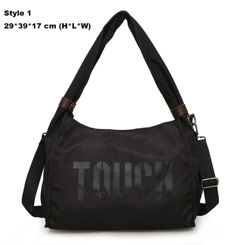 20-35l waterproof nylon women's gym tote shoulder crossbody bag - product image