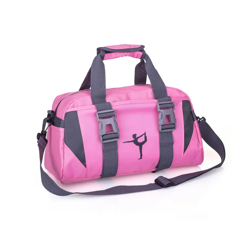 20-35l waterproof nylon yoga mat bag with shoes pocket and dry wet separation - product image