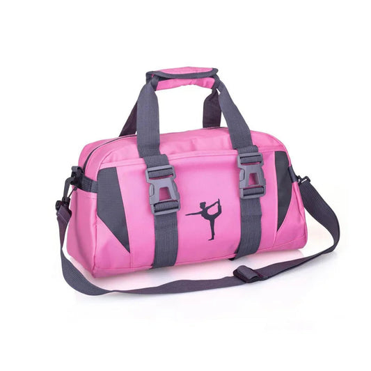 20-35l waterproof nylon yoga mat bag with shoes pocket and dry wet separation - product image