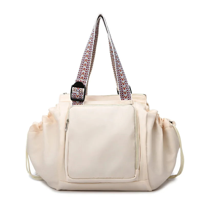 36-55l oxford transforming gym tote backpack with 15 pockets and trolley strap - product image
