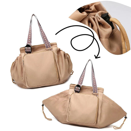 36-55l oxford transforming gym tote backpack with 15 pockets and trolley strap - product image