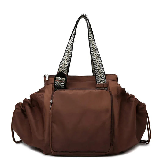 36-55l oxford transforming gym tote backpack with 15 pockets and trolley strap - product image