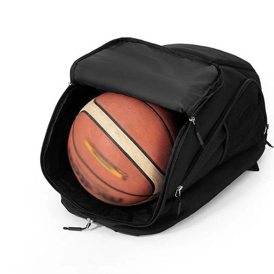 Badminton tennis rackets backpack with dry wet shoe pocket reinforced nylon - product image