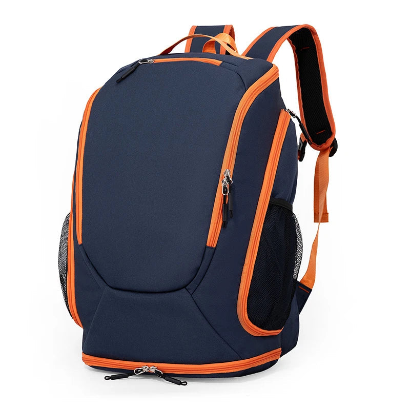 Badminton tennis rackets backpack with dry wet shoe pocket reinforced nylon - product image