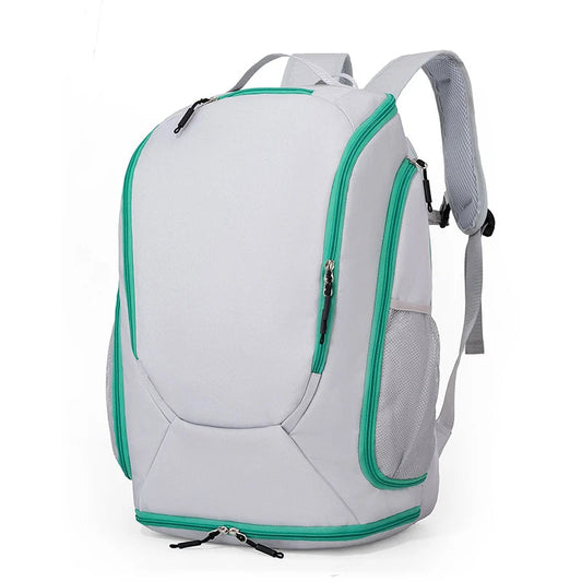 Badminton tennis rackets backpack with dry wet shoe pocket reinforced nylon - product image