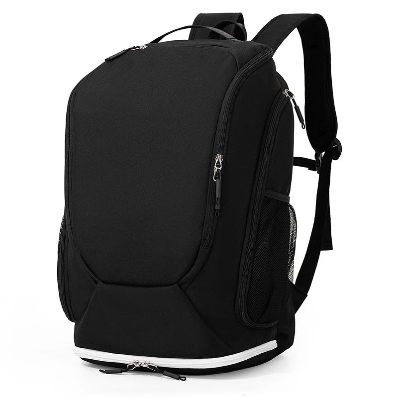 Badminton tennis rackets backpack with dry wet shoe pocket reinforced nylon - product image