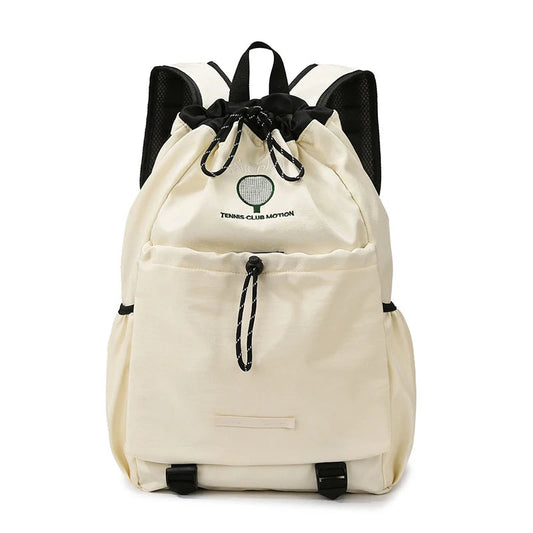 Badminton tennis rackets backpack with yoga mat strap and multi-pocket nylon - product image
