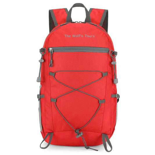 Foldable nylon softback backpack with large capacity and multi-layer storage - product image