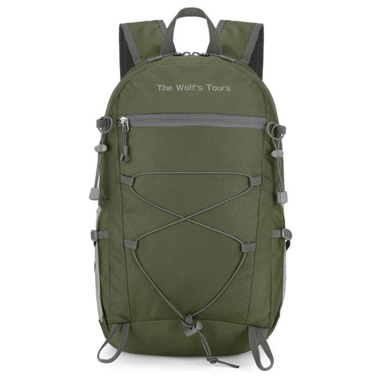 Foldable nylon softback backpack with large capacity and multi-layer storage - product image
