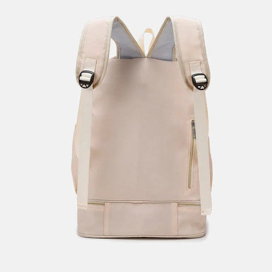 Gym backpack with shoe pocket, dry wet separation, multi-pocket outdoor travel bag - product image