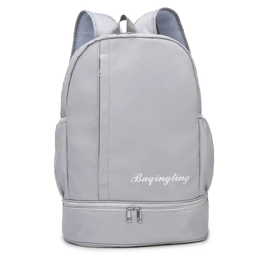 Gym backpack with shoe pocket, dry wet separation, multi-pocket outdoor travel bag - product image