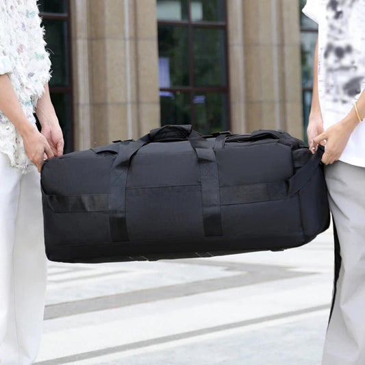 Large capacity sports gym bag with foldable design and multiple pockets - product image