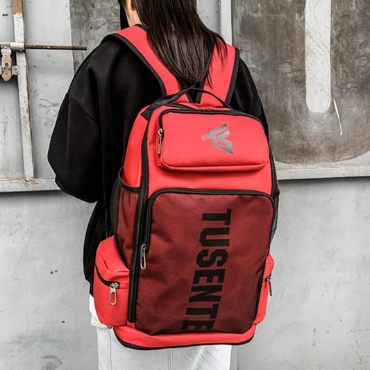 Multi-pocket gym fitness backpack with shoe compartment and water-resistant fabric - product image