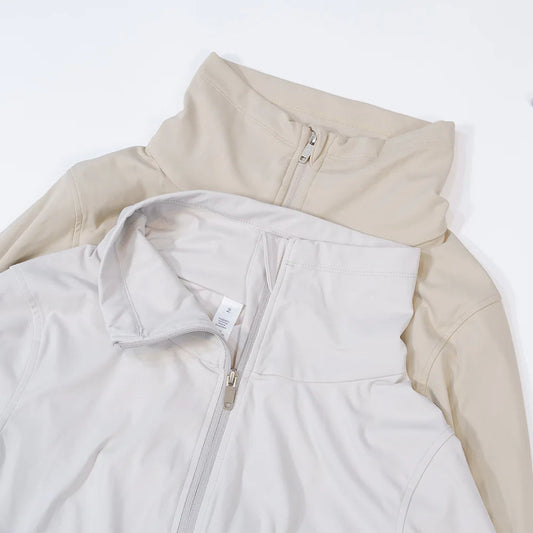 Nylon breathable reflective women's waist windbreaker jacket running outerwear - product image