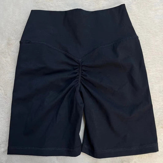 Nylon knit women's 2 pieces front twist bra set breathable quick dry yoga shorts - product image