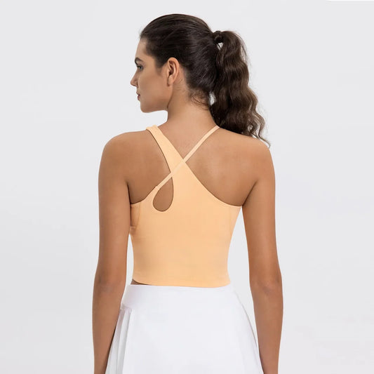 Nylon other waist slimming yoga sports vest breathable beauty back skin design - product image