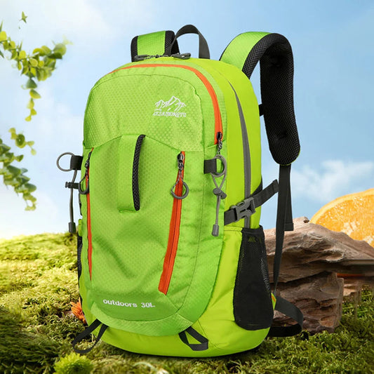 Nylon ultralight waterproof softback outdoor sports backpack with multiple pockets - product image
