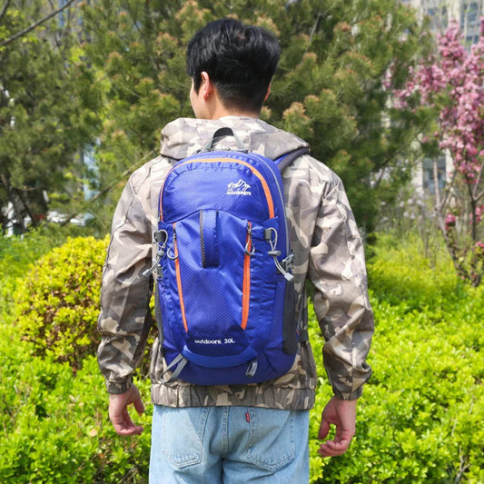 Nylon ultralight waterproof softback outdoor sports backpack with multiple pockets - product image