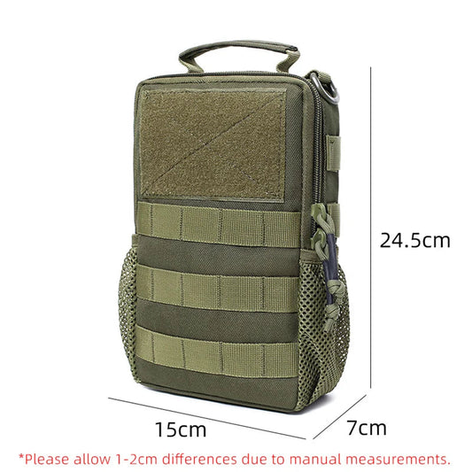 Nylon waterproof molle tactical softback single shoulder bag with large capacity - product image