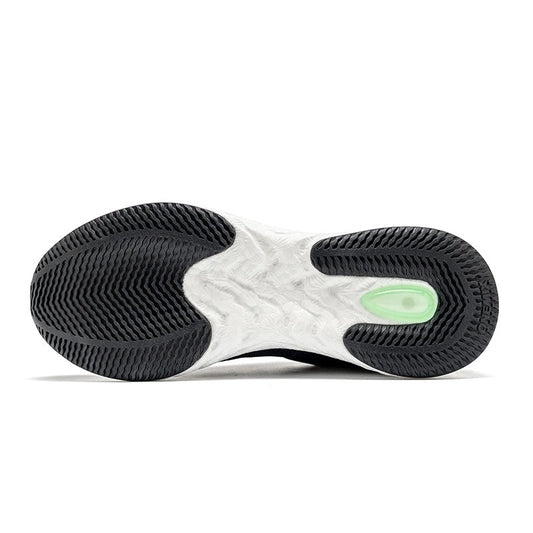 Black Mesh Running Shoes With Pu Insole Rubber Outsole Lunarlite Tech - Product Image