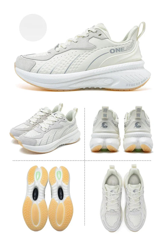 Leather Winter Running Shoes With Pu Insole Rubber Outsole Free Flexible - Product Image