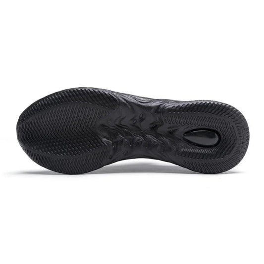 Waterproof Black Synthetic Slip-On Running Shoes With Pu Insole Tpu Outsole - Product Image