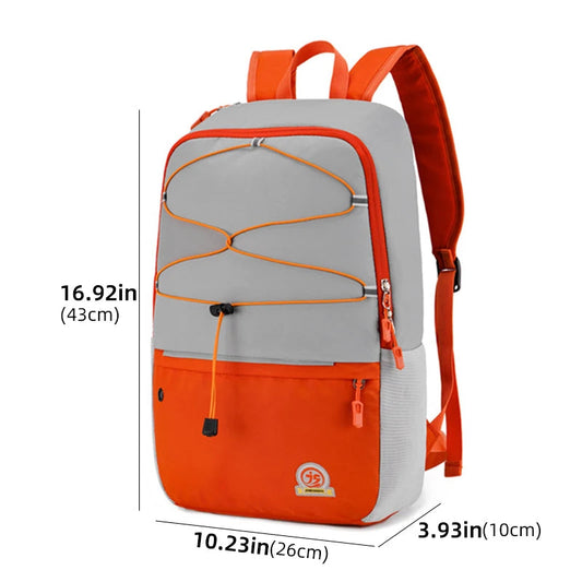 Oxford lightweight softback backpack with laptop compartment and reflective strips - product image