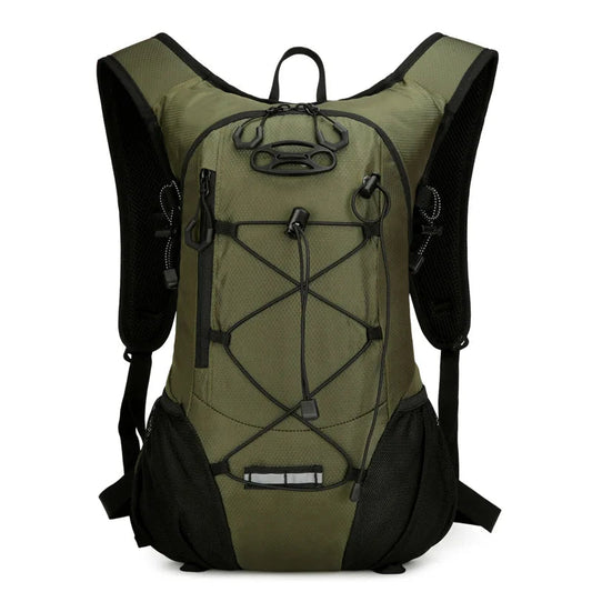 Oxford nylon cycling softback backpack with hydration system and reflective strips - product image