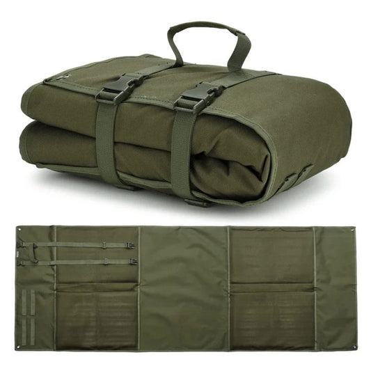 Oxford portable folding camping mat with waterproof oxford fabric and memory cotton - product image
