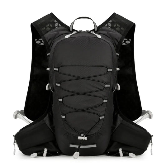 Running vest hydrating backpack with multi-compartment lightweight nylon bag - product image