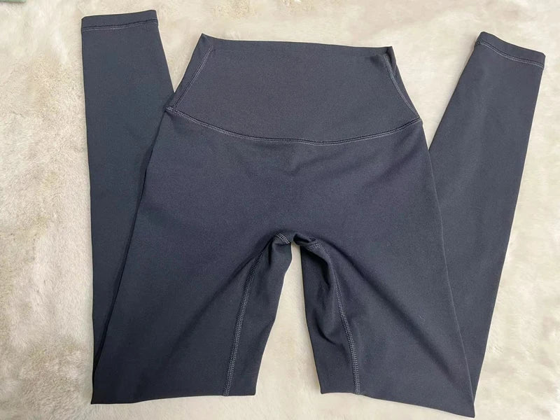 Sculpt peach high waist v cut back yoga tights nylon spandex moisture wicking - product image