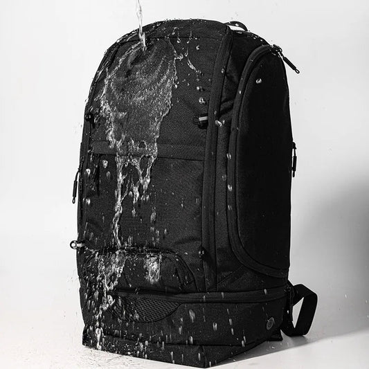 Soccer basketball backpack with shoes compartment laptop storage polyester - product image