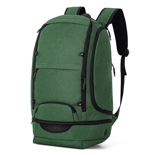 Soccer basketball backpack with shoes compartment laptop storage polyester - product image