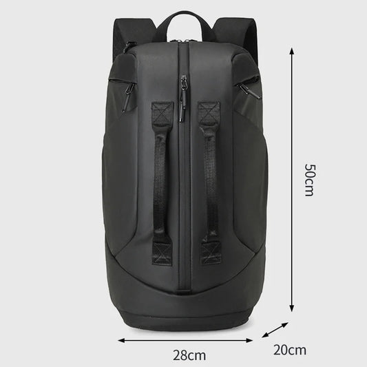 Sports backpack with shoe compartment, dry wet separation and multiple carry options - product image
