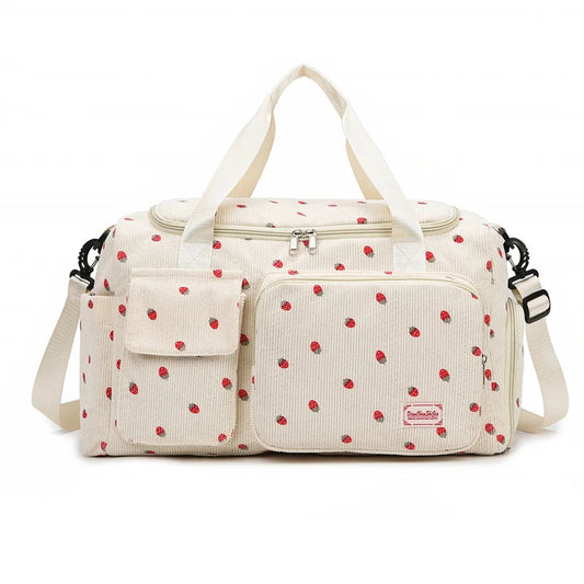 Sports duffel bag with shoe compartment, wet/dry separation and removable shoulder strap - product image